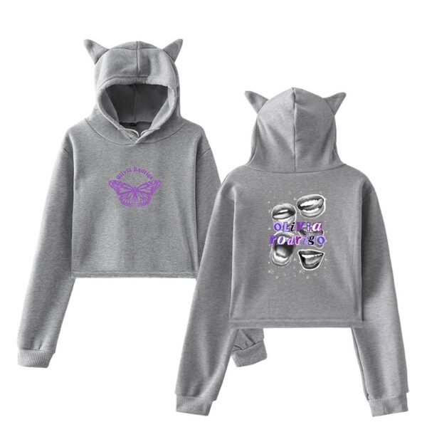 Olivia Rodrigo Cropped Hoodie #5 - Image 4