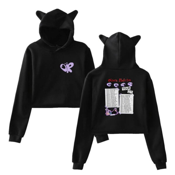 Olivia Rodrigo Cropped Hoodie #3 - Image 2