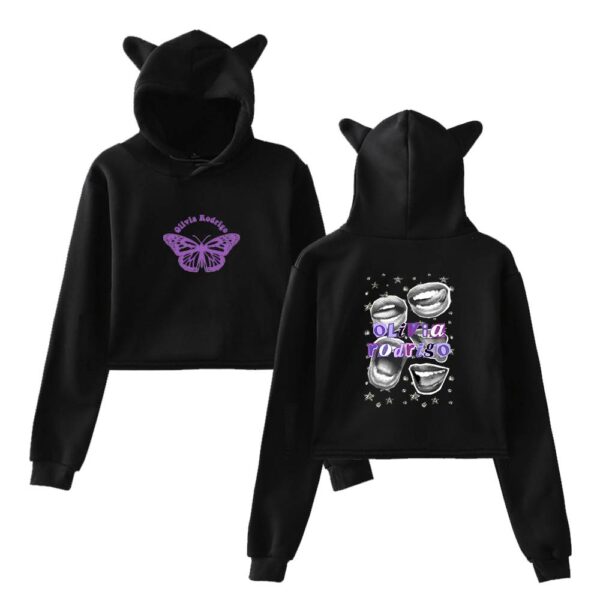 Olivia Rodrigo Cropped Hoodie #5 - Image 2