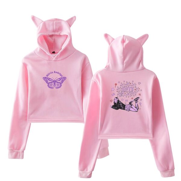 Olivia Rodrigo Cropped Hoodie #8 - Image 5