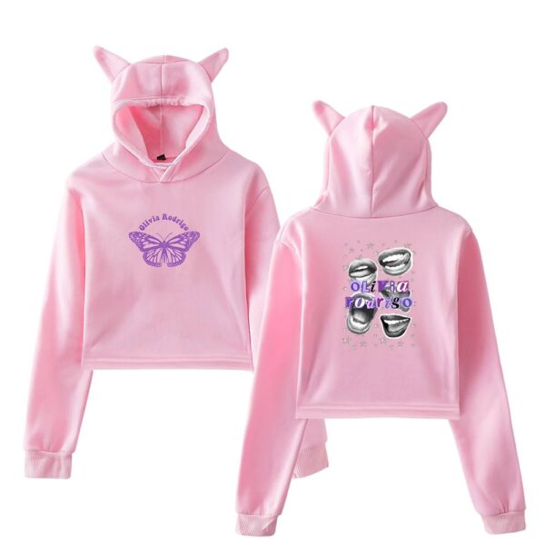 Olivia Rodrigo Cropped Hoodie #5 - Image 5