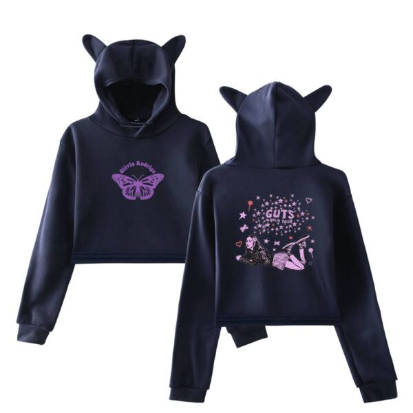 Olivia Rodrigo Cropped Hoodie #8 - Image 3