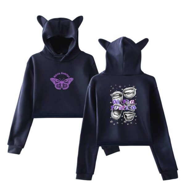 Olivia Rodrigo Cropped Hoodie #5 - Image 3